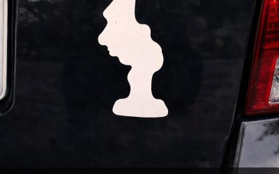 Why are drivers displaying this sticker upside down on their cars?