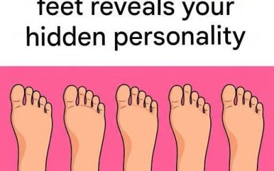 There are 5 types of feet: each corresponding to a particular personality type