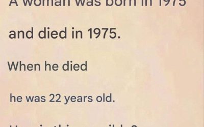 Riddle: This Woman Was Born in 1975