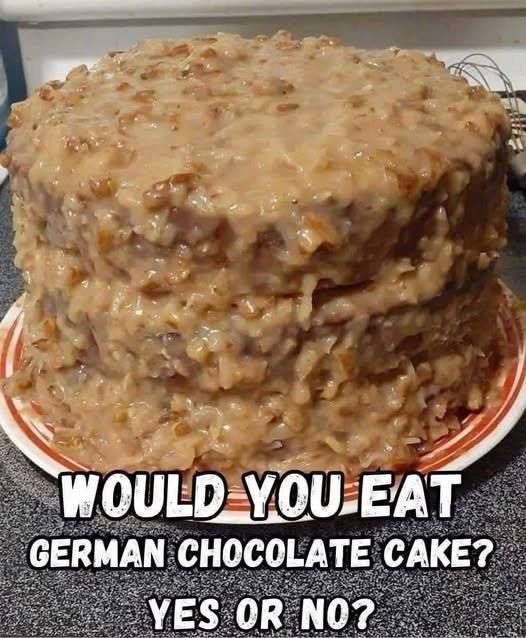 This wasn’t made to be Instagram-pretty. It was made to be rich, sweet, and filling. Old-school German Chocolate Cake…