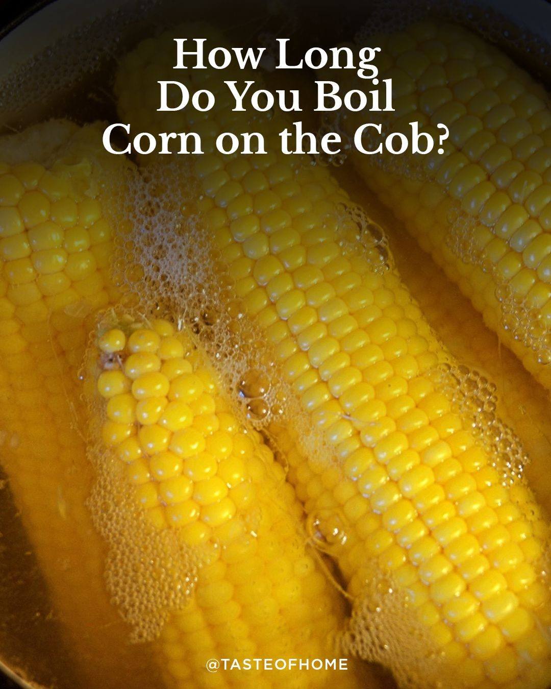 How to Boil Corn on the Cob