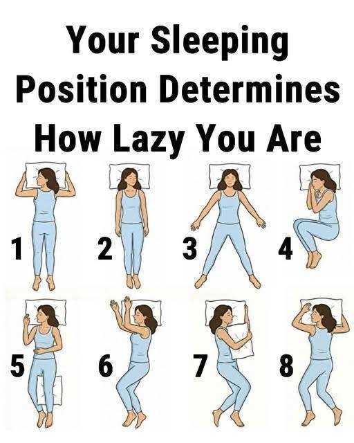 How Your Sleep Position Reveals If You’re Lazy