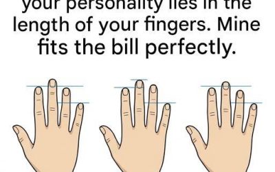 The size of your fingers reveals the truth about your personality – what do yours say?