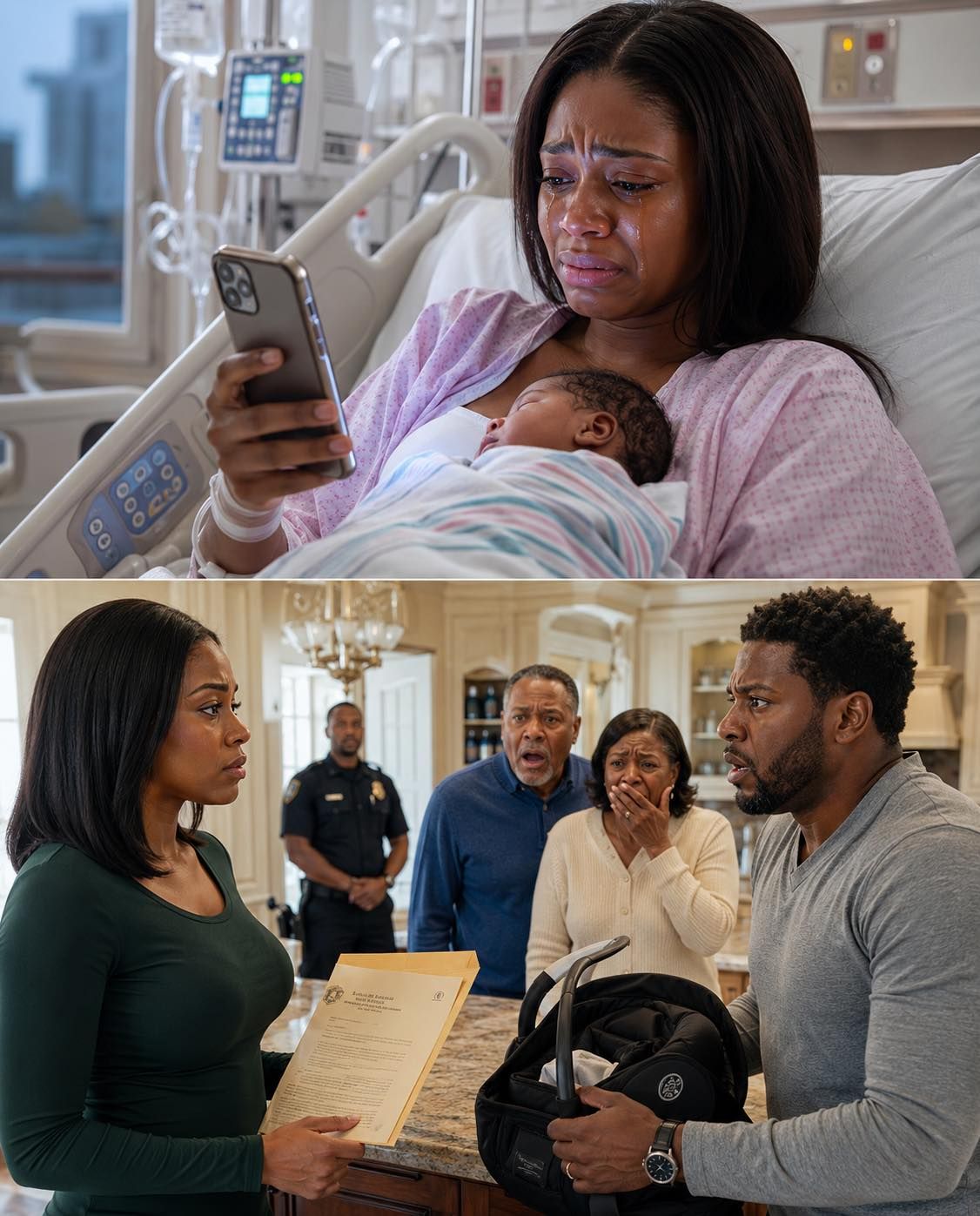 While holding my newborn after a C-section, I texted my parents: Please, can someone come help me? Mom read it. Said nothing. Six days later,