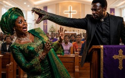 Why doesn’t the richest woman in the church ever let the pastor touch her forehead?
