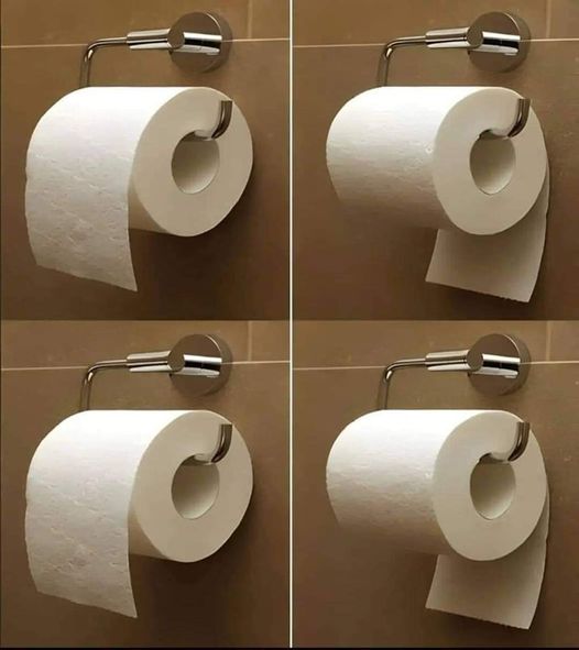 In the bathroom, always keep the toilet paper in this way; although it may seem abs… See more