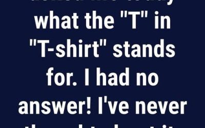 Why Do We Call Them T-shirts?