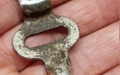 My husband found this in his grandparents’ house. It looks like keys but doesn’t open any door in the house, and it’s quite old. What could it be?