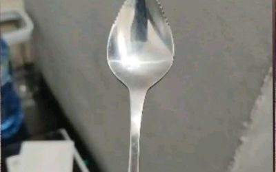 Weird spoon with ridges i found in a rented place. Whats it for