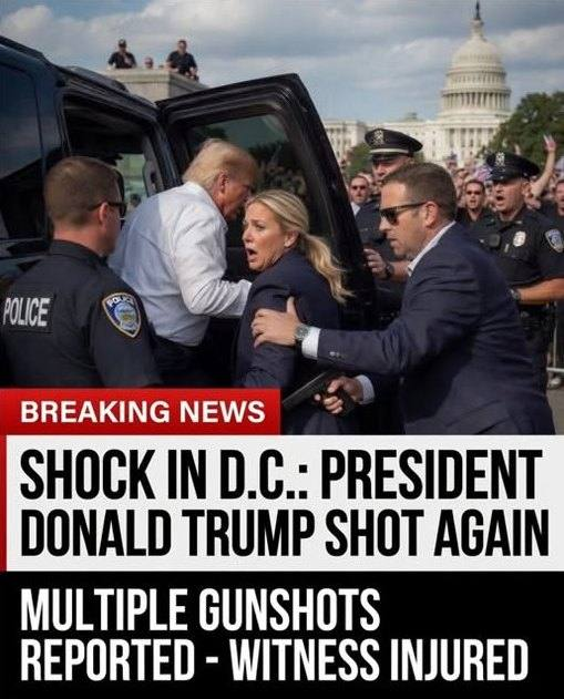 😱A moment minutes ago🚨 Chaos as the President of the United States was… See more