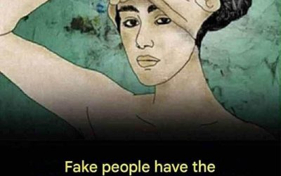 Fake people have the following 4 characteristics