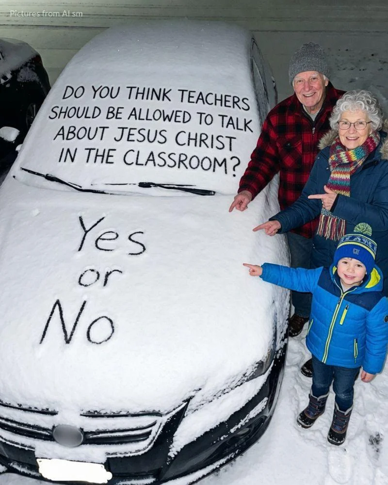 One Simple Question on a Snowy Car Divided the Internet”