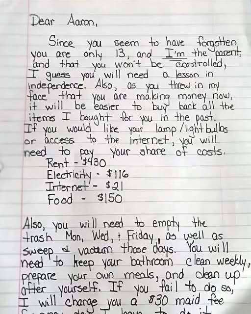 Mom Leaves a Note on Her “Disrespectful” Son’s Door—Now It’s Going Viral
