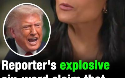 Reporter’s explosive six-word claim that caused Trump to storm out