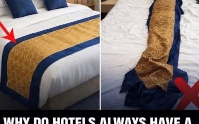 🛏️ What’s the Purpose of the Fabric Strip Across Hotel Beds? (It’s Not Just for Looks!) 🌟