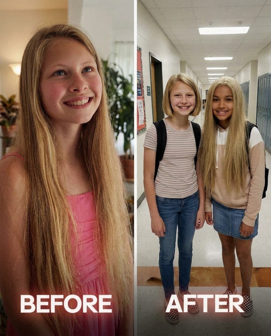 My Daughter Cut Her Hair for a Classmate—Then a Call from School Led to a Moment I’ll Never Forget