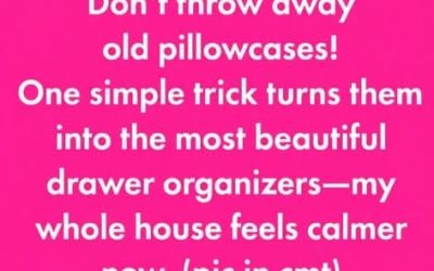 Forgotten Pillowcase Drawer Secret