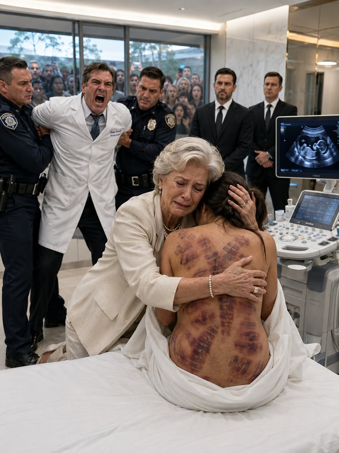 At My Daughter’s Final Pregnancy Ultrasound, Her Shirt Slipped And Revealed Horrifying Boot-Shaped Bruises—Then She Whispered A Secret That Made Me Destroy Her Husband’s Empire