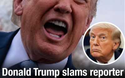 Donald Trump slams reporter for ‘having hatred in her eyes’ and ‘never smiling’