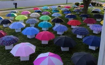 My Son Gave His Umbrella to a Pregnant Stranger in the Rain – The Next Morning, 47 Umbrellas Appeared on Our Lawn, Each With a Numbered Box That Made My Heart Stop
