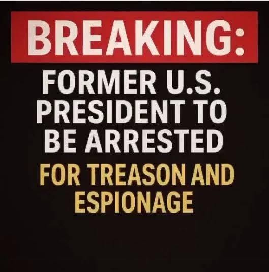 DOJ insiders confirm arrest is being planned for ex-President…See more