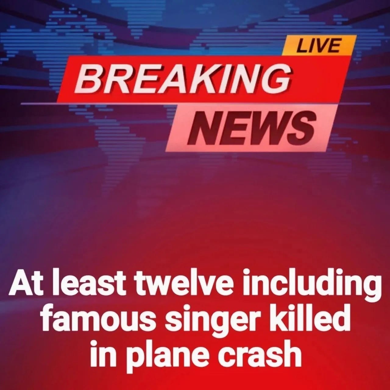 Twelve dead including famous singer in plane crash off remote island…. Read full story in comment