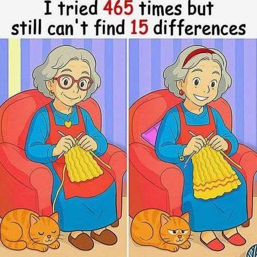 Quiz: Find the 15 Differences