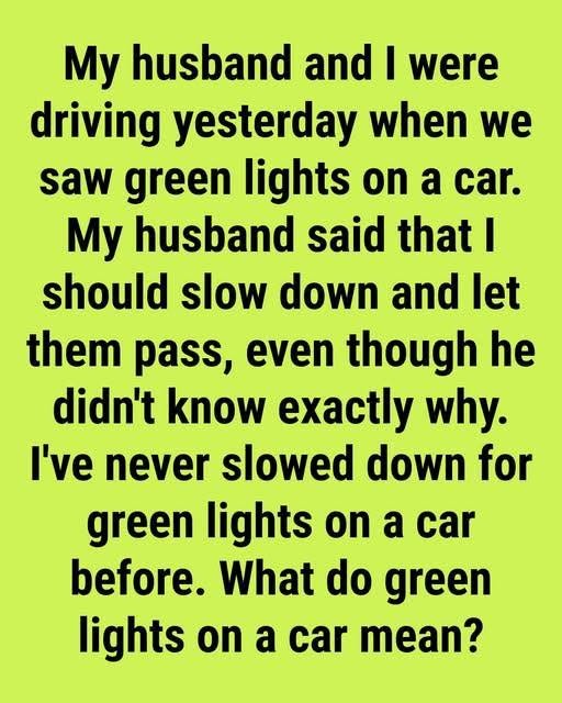 Why Some Medical Transport Vehicles Use Green Warning Lights
