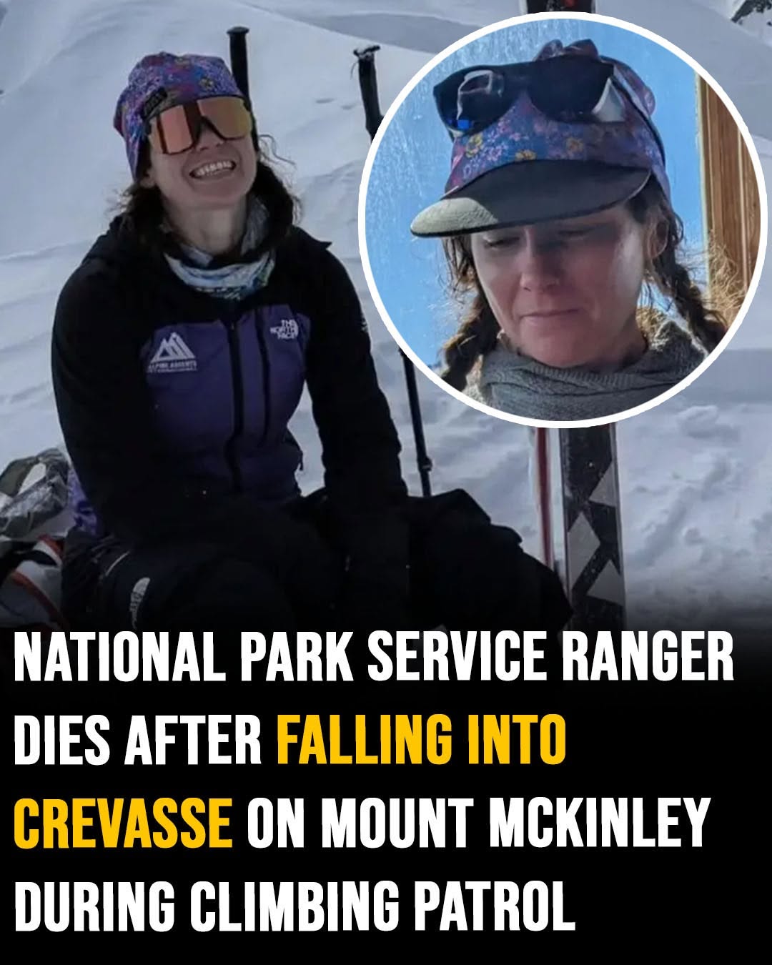 National Park Service ranger dies after falling into crevasse on Mount McKinley during climbing patrol