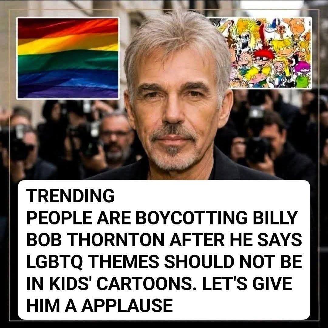 Billy Bob Thornton, les dessins animés pour enfants et le débat qui divise les réseaux sociaux