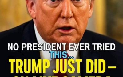 No President Ever Tried This. Trump Just Did — On Live Camera