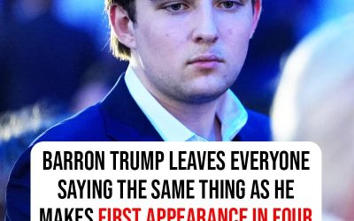 Barron Trump leaves everyone saying the same thing as he makes first appearance in four months at White House UFC event