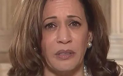 Kamala Harris, with tears in her eyes, makes a sad announcement