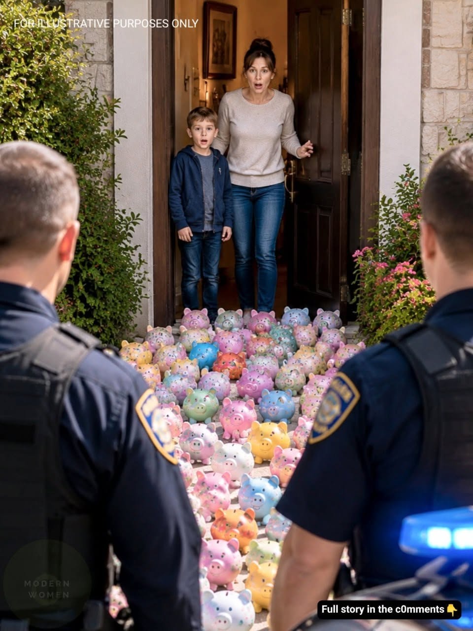 My Son Spent All His Savings To Buy Books For A Poor Classmate — The Next Morning, Our Yard Was Covered In Piggy Banks And Police Cars