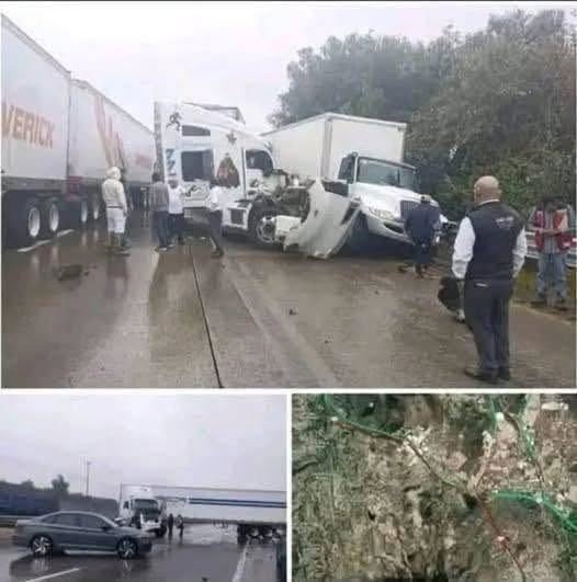 Trailer Truck Crash Causes Severe Traffic Disruption on Mexico–Querétaro Highway
