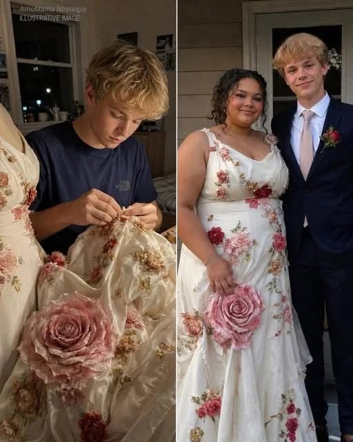 My Daughter’s Best Friend Sewed Her a Prom Dress After Every Shop Told Her She Was Too Big