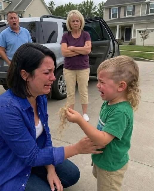 My MIL Secretly Cut My Son’s Curls—But My Husband’s Response at Dinner Stunned Her