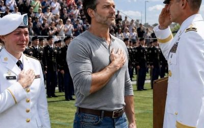 I drove eighteen hours in an old semi-truck to watch my daughter become an Army officer. But before the ceremony was over, a three-star general noticed the worn leather band on my wrist—and suddenly stopped speaking.