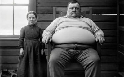 She was 1.2 m tall, he weighed 227 kg: their 12 deformed children shocked science (1897)