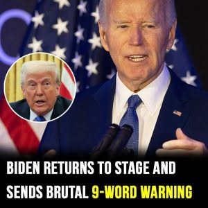 Biden returns to stage with brutal warning for Donald Trump and Elon Musk