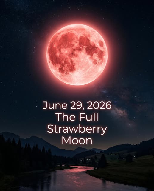 Look Up on June 29: The Full Strawberry Moon Will Light Up the Sky in One of the Most Beautiful Nights of 2026