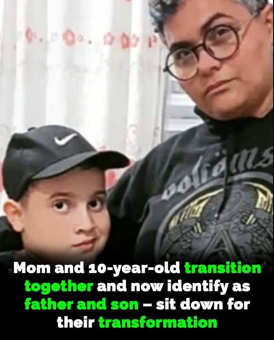 The mom and her daughter transitioned together