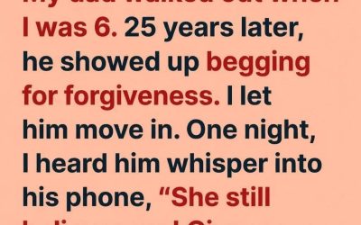 My Dad Abandoned Me At Six — Twenty-Five Years Later, He Came Back Begging For Forgiveness… Until I Discovered The Shocking Truth