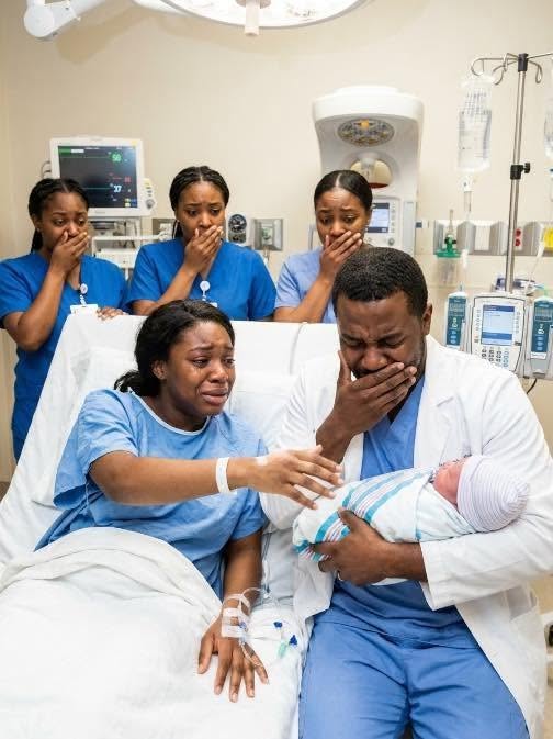 She walked into the hospital alone to give birth… and moments after her baby arrived, the doctor looked at him — and suddenly broke down in tears