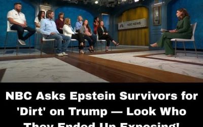 NBC Asks Epstein Survivors for ‘Dirt’ on Trump — It Backfires Spectacularly
