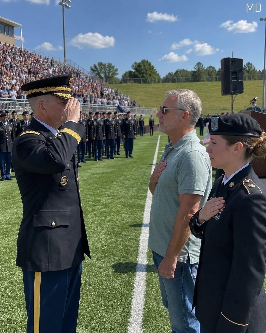 At My Daughter’s Army Ceremony, a Three-Star General Stopped to Salute Me—and the Reason Left Everyone Speechless