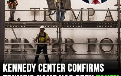 Kennedy Center takes down Trump’s name after claims it was added in violation of federal law