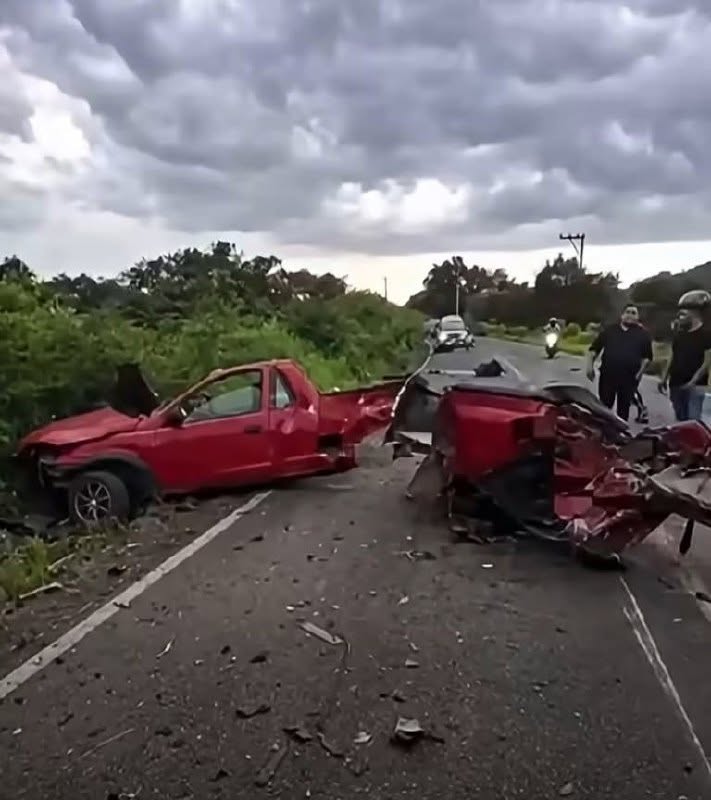 A Serious Accident Occurred Minutes Ago on the Sa… Road
