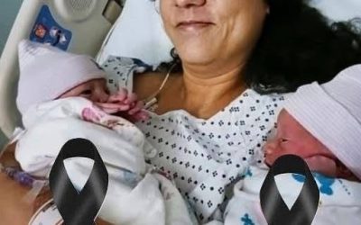 Mother puts both daughters inside the fir… See more