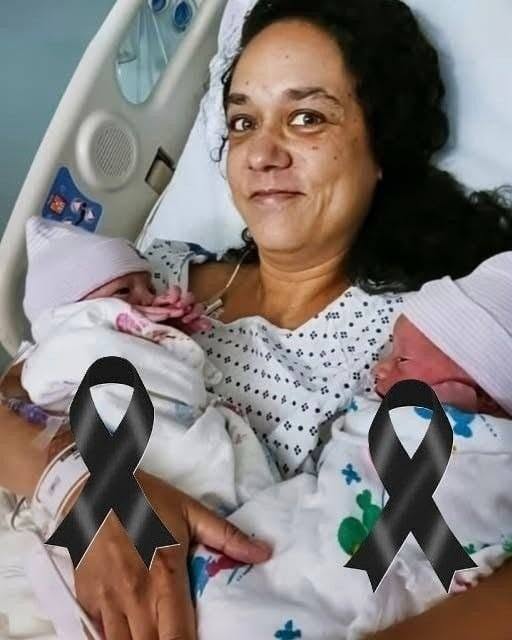 Mother puts both daughters inside the fir… See more